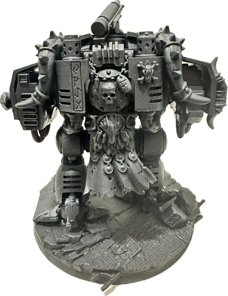Warhammer 40k Space Wolves Themed Ballistus Dreadnought Custom - Image 3 of 4