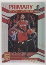 2019-20 Donruss Elite Primary Colors Damian Lillard #1 g0w