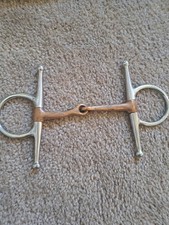 Copper Full Cheek Snaffle Bit "5" Used