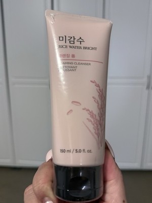 The Face Shop Rice Water Bright Foaming Cleanser 150ml 5oz Facial Wash New