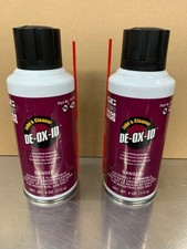 DEOXID Contact Cleaner/Deoxit-izer Spray, 4oz Aerosol, DE-OX-ID,  LOT of 2