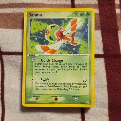 Pokémon Yanma 28/109 EX Team Rocket Returns 70 HP Common Regular English