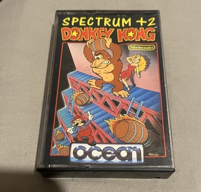 Donkey Kong Nintendo Sinclair Spectrum +2 Spiele Selten Vintage Getestet Funktioniert 