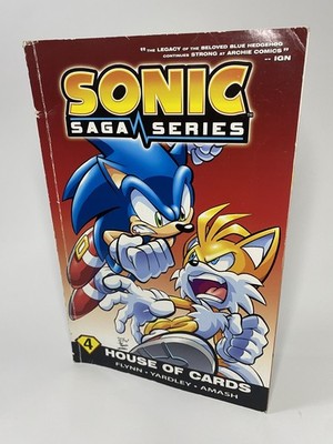SONIC SAGA SERIES VOLUME 4: HOUSE OF CARDS  (Archie Comics- 2013 TPB TP SC Book)