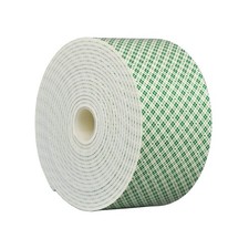 3M 4008 Double Sided Foam Tape,5 yd L,3" W 15C146
