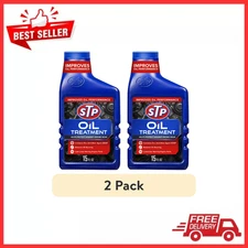 (2 pack) STP High Viscosity Oil Treatment (15 fluid ounces)