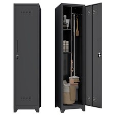 Broom Closet Storage Cabinet,Utility Closet C...