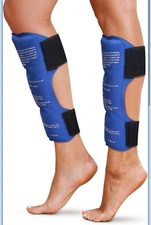 Shin Splint Ice Packs Hot And Cold Therapy Wrap- Freezable & Microwaveable