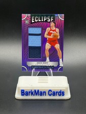 2024-25 Obsidian Zach Edey Eclipse RC Patch Electric Etch Purple Flood /75