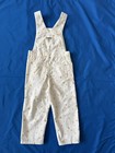 Girls OshKosh B'gosh White Overalls With Gold Stars Toddler 3T Excellent — photo 4