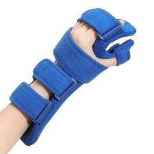 Resting Hand Splint, Stroke Hand Therapy Equipment, Hand Brace with Finger Su...