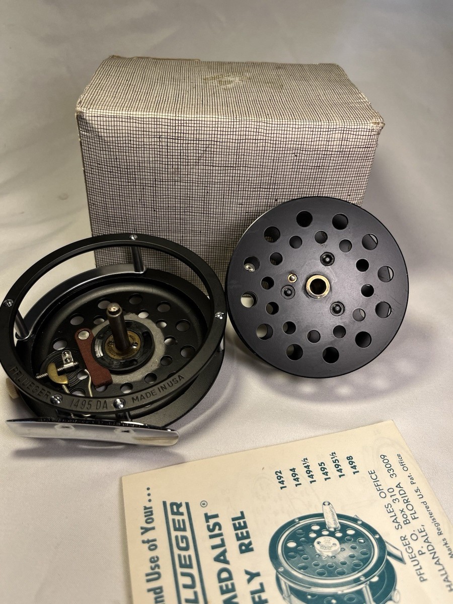 Vintage NEW UNUSED Pflueger Medalist 1495 Fly Reel With Box and Instructions! | eBay Vintage NEW UNUSED Pflueger Medalist 1495 Fly Reel With Box and Instructions! | eBay