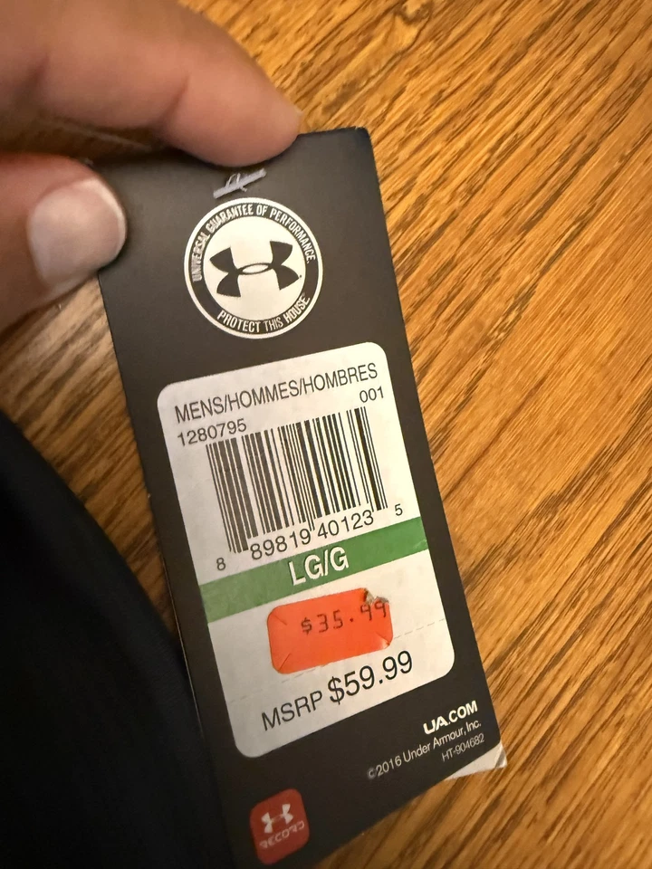 Under Armour ColdGear Compression Shirt Mens Large Long Sleeve Athletic NWT - Image 3 of 4