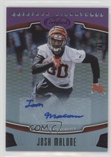 2017 Certified Gridiron Signatures Mirror Purple 8/10 Josh Malone Auto i6j