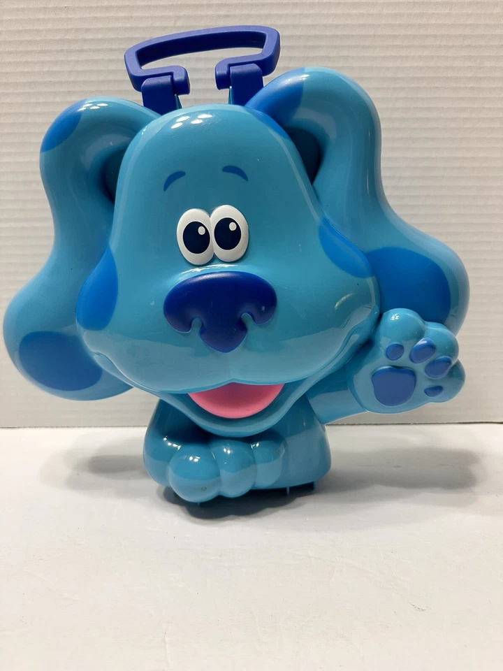 Blue’s Clues & You! Juego Take-Along Friends azul estuche de transporte faltan 2 piezas Foto 2 de 4