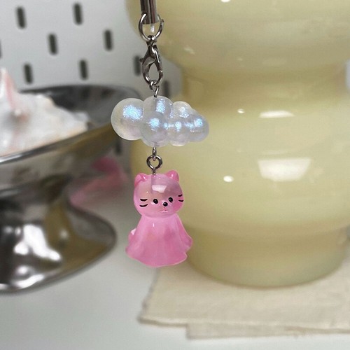 Noctilucent Cloud Cat Handmade Beaded Cute Pendant Sunny Day Doll Pendant - 第 11/17 張圖片