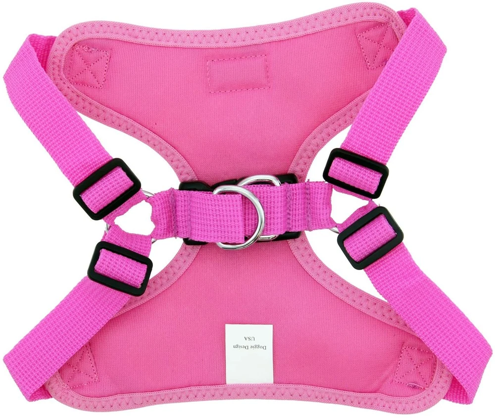 Dog Harness Adjustable Control, Soft Choke-Free Mesh Vest - Candy Pink (M)