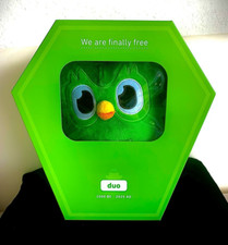 LIMITED EDITION, SOLD OUT, NEW, Authentic  Dead  Duo the Owl Plush Toy Duolingo 