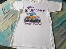 BITE BY HOOSIER RACING TIRE OUTLAW COUNTRY VINTAGE 80S SCREEN STARS SMALL