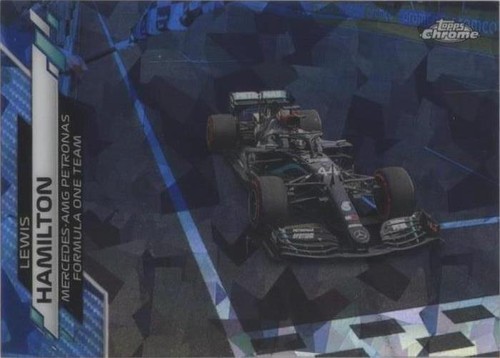 LEWIS HAMILTON 2020 Topps Chrome F1 SAPPHIRE EDITION #139 PSA 9
