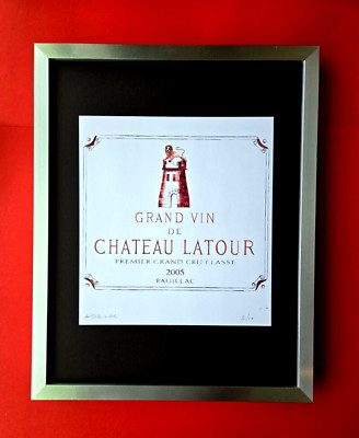 ALEXANDER DULAC | CHATEAU LATOUR Hand Signed Authentic Print Ed. of 10 | COA