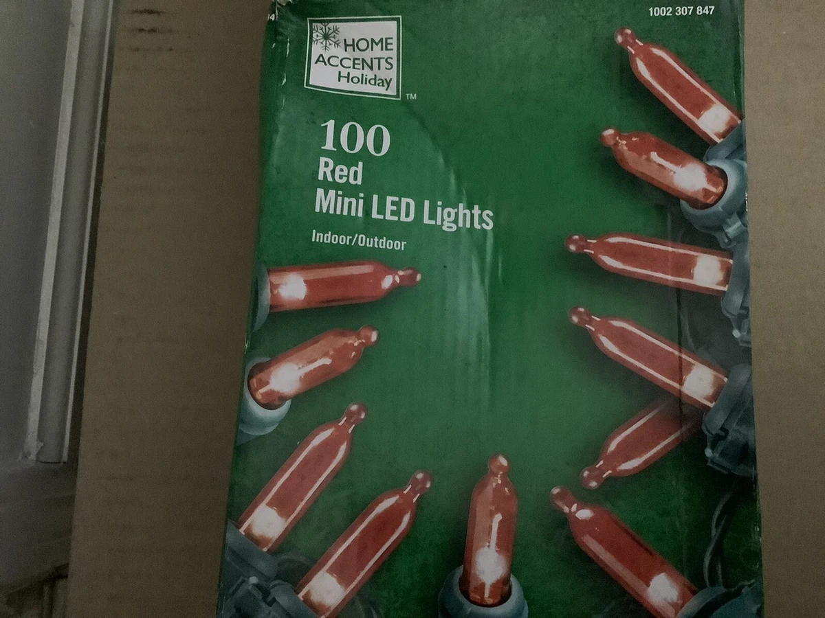 Red mini store lights