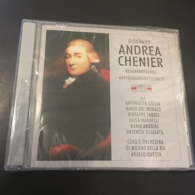 Andrea Chenier Giordano Gesamtaufnahme CD Neu B-Ware
