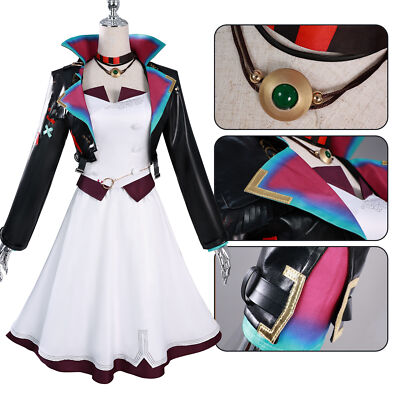LOL Arcane 2 Jinx League of Legends Cosplay Powder Jinx Costume Jacket Dress