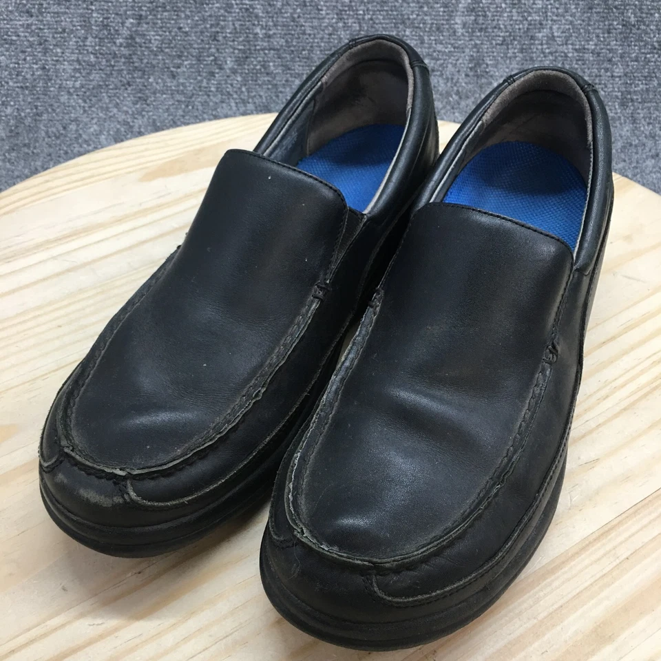 Zapatos Dansko Para Hombres 47 Wayne Informales Sin Cordones Mocasín 8703020200 Cuero Negro Foto 3 de 4