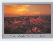 Postcard Cliffs Sunset Mesa Verde National Park Colorado USA North America