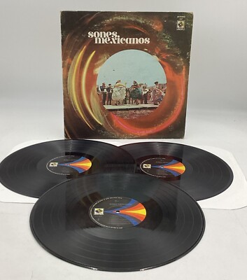 SONES MEXICANOS (74  MUSART 3x VINYL LP MEXICO) VG++