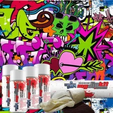 MYDIPKIT Hydro Dipping Water Transfer Print KIT DD-913 Hip Hop Graffiti