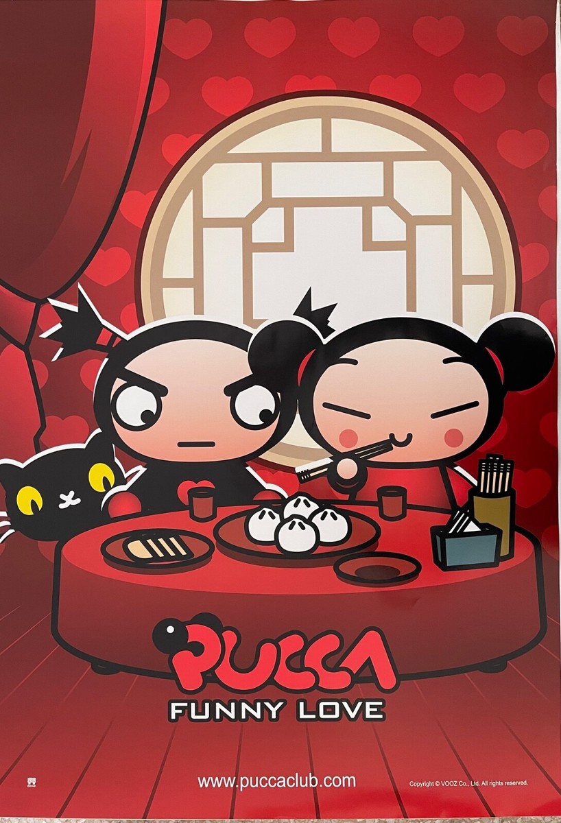 PUCCA, FUNNY LOVE,RARE AUTHENTIC 2006 POSTER, LAST ONE!! | eBay