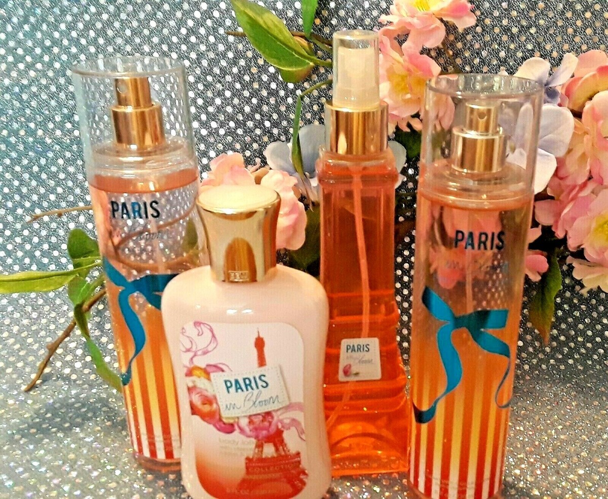 Bath Body Works PARIS IN BLOOM Eiffel Tower Shimmer Fragrance Mist OR  Lotion
