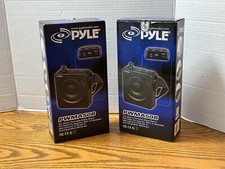  2 Pyle Portable PA Speaker Voice Amplifier-Rechargeable Battery w/Headset Mic.
