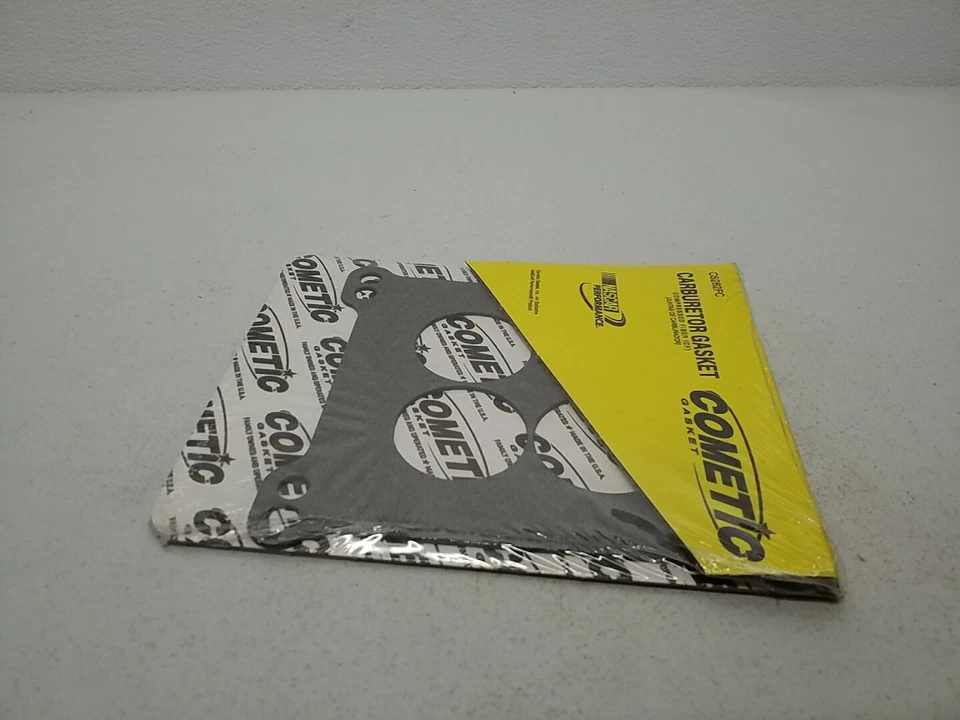 Junta base carburador C5262FC Cometic 4 barriles 1,75 orificios cada fibra comprimida Foto 2 de 3