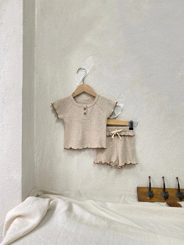 girls' short sleeved summer style baby short sleeved T-shirt+shorts 2piece set - Bild 17 von 24