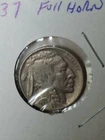 Lot of 4 high grade BUFFALO NICKELS - SOME FULL HORNS!  1935 1936 1937 1937d