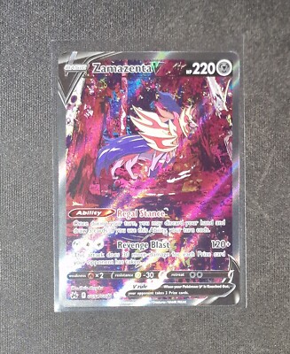 【海外ポケカ激レア】crown zenith shyny zamazenta Zamazenta V GG54/GG70 Ultra Rare Pokemon Crown Zenith Near