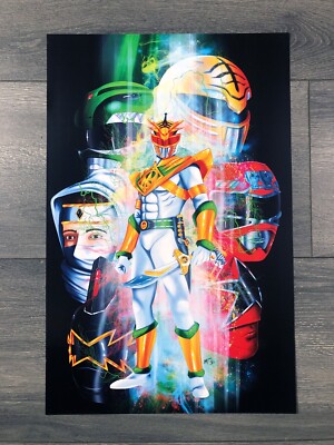 Power Rangers Lord Drakkon Jason David Frank JDF Art Print 11x17 Convention EXCL
