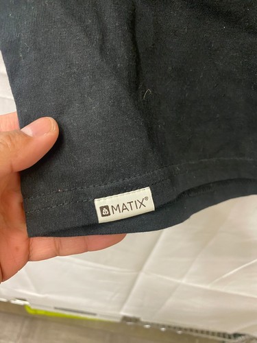 Matix Skateboarding Middle Finger Embroidery Tee! Sz: S / Black. Streetwear. NEW - Picture 5 of 6