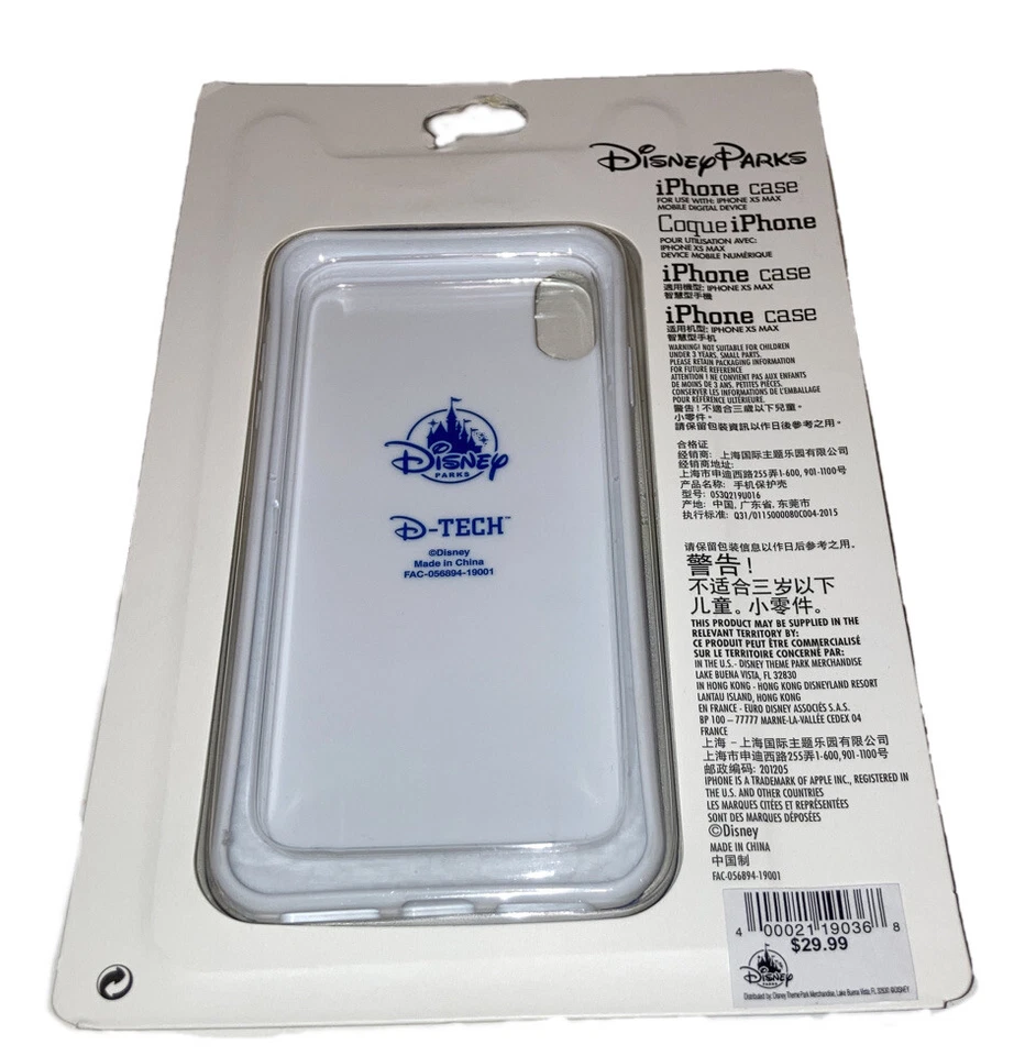 FUNDA PROTECTORA XS MAX DISNEY PARKS D-TECH MICKEY&FRIENDS para iPHONE Foto 2 de 2