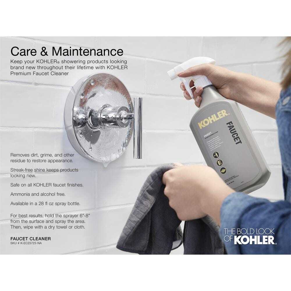 KOHLER Capilano 3-Spray Tub and Shower Faucet in Brushed Nickel Valve Included