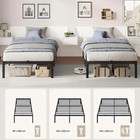 Bettgestell geräuscharm Metallbett Bettrahmen hochtragfähig mehrfachgrößen