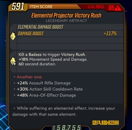 DLC 1-6 - PC/PS4/PS5/XBOX - Custom Level 72 Artefakte - Borderlands 3 - Bild 86 von 197