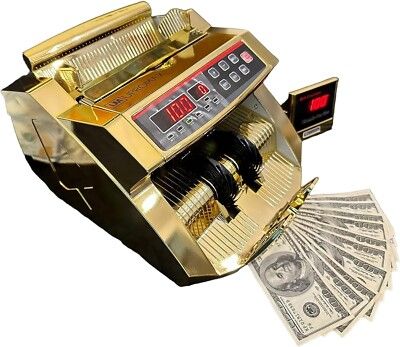 #ad Upromax Gold Money Bill Dollar Counter UV MG Detection Counter Display NEW $$$ $154.99