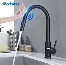 Grifo de cocina monomando touch electrónico extensible