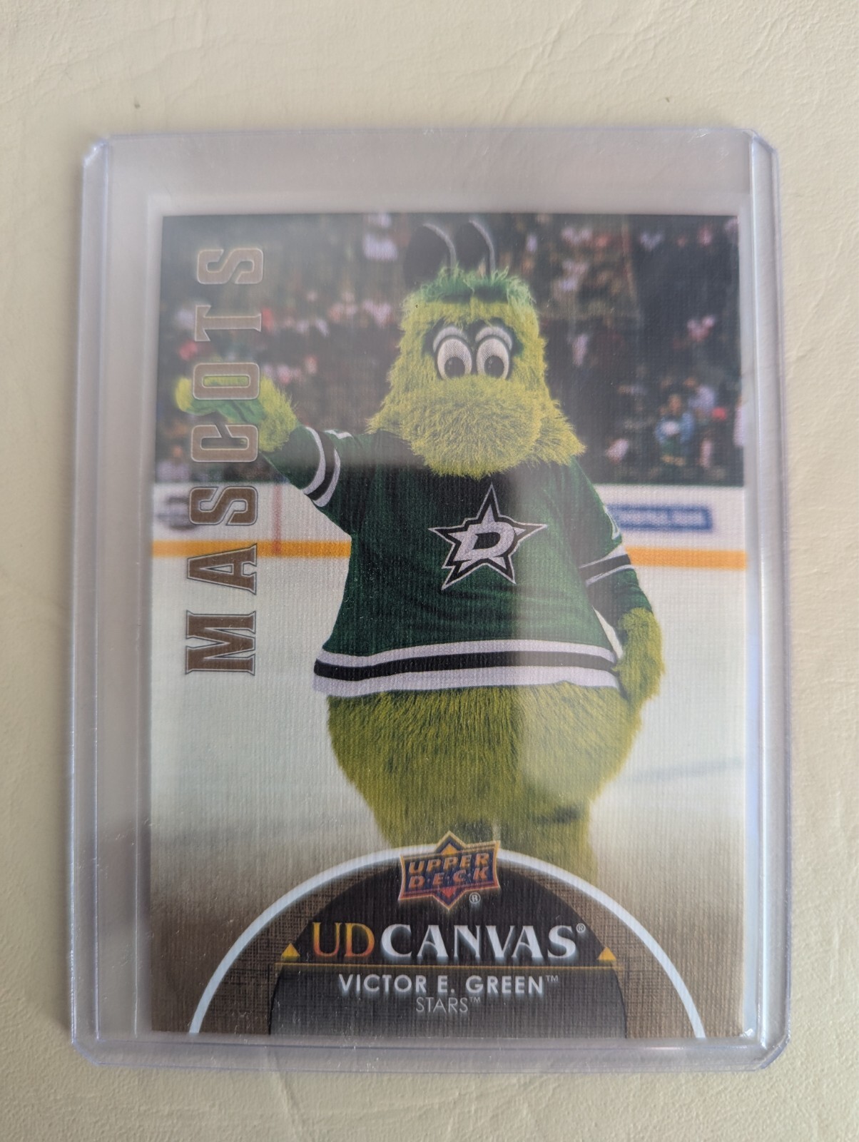 21-22 UD Extended Dallas Stars Victor E Green Mascots Canvas Card C400 Hockey