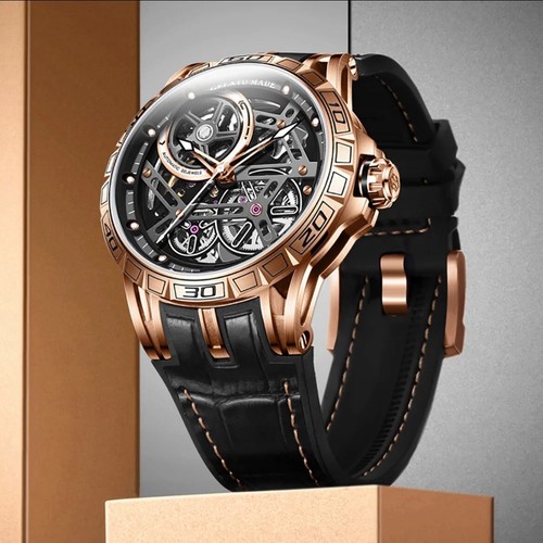 GELATU Luxury Automatic Watch 6015 - Picture 3 of 12