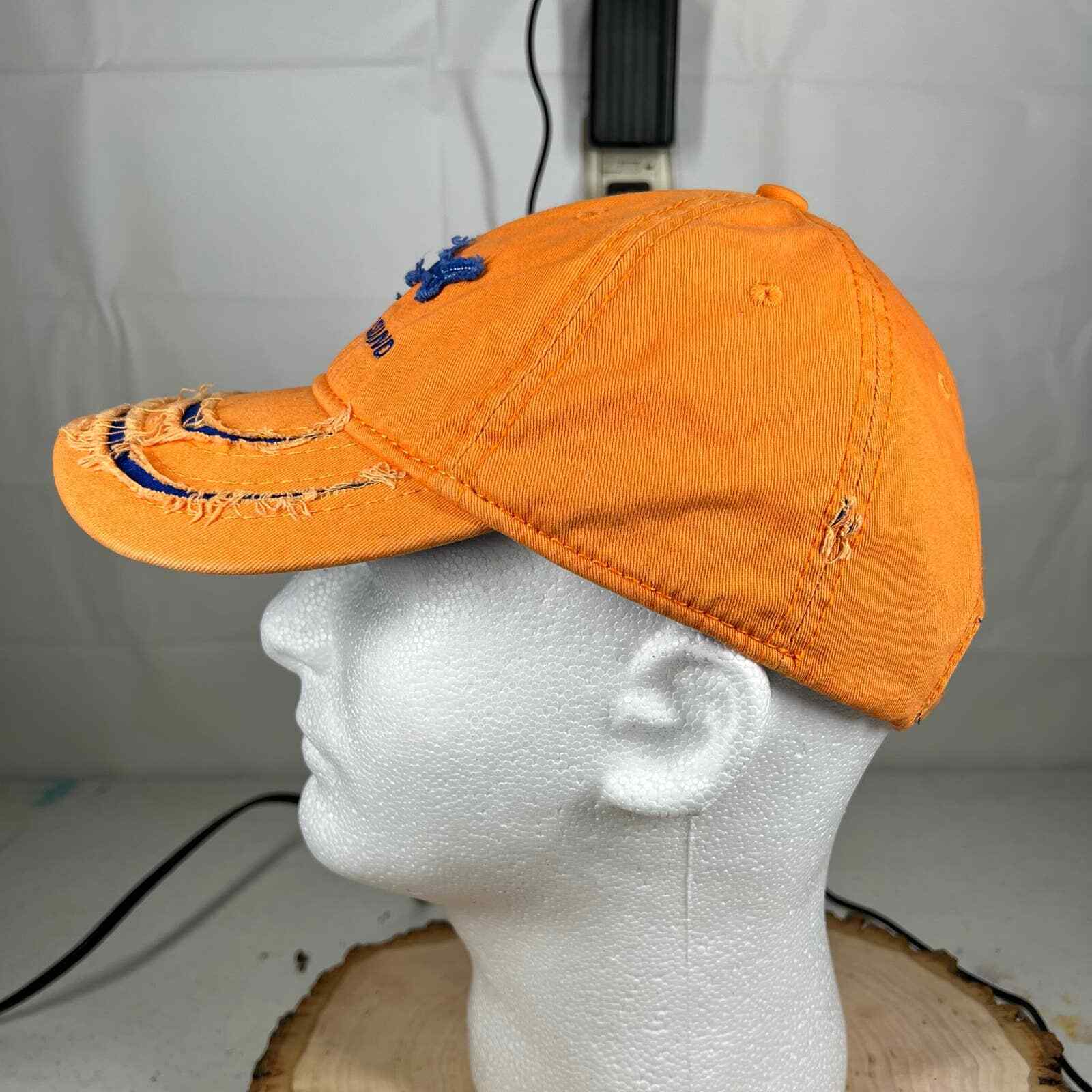 Distressed Ocracoke Shark Patch Baseball Hat Cap … - image 3